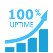 100% Uptime SLA