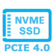 Blazing Fast PCIE 4.0 NVMe SSD
